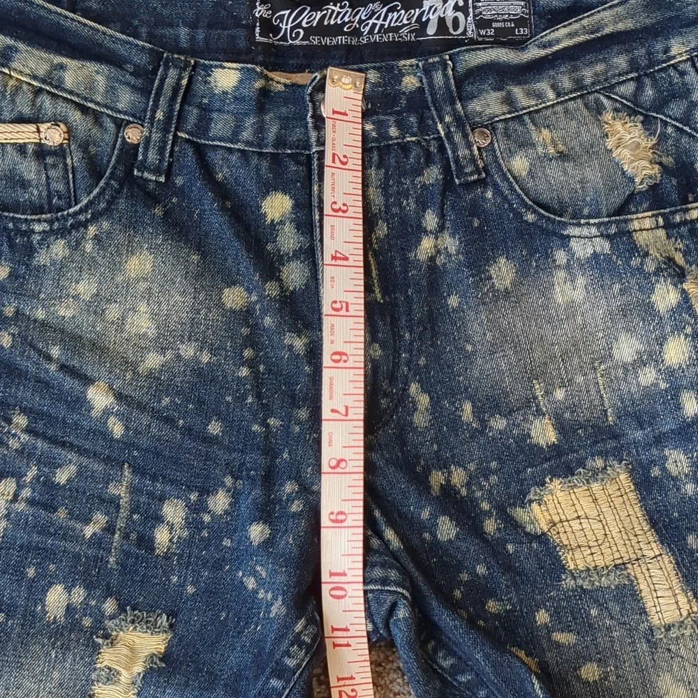 The Heritage by America men's blue denim size 32X33 pants - Picture 4 of 15